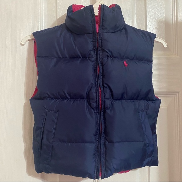 Ralph Lauren Reversible Down Quilted Puffer Vest - Picture 3 of 9